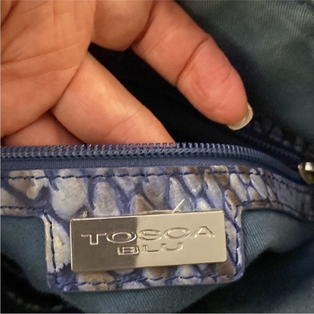 Tosca Blu Real Python Blue Bag - image 7